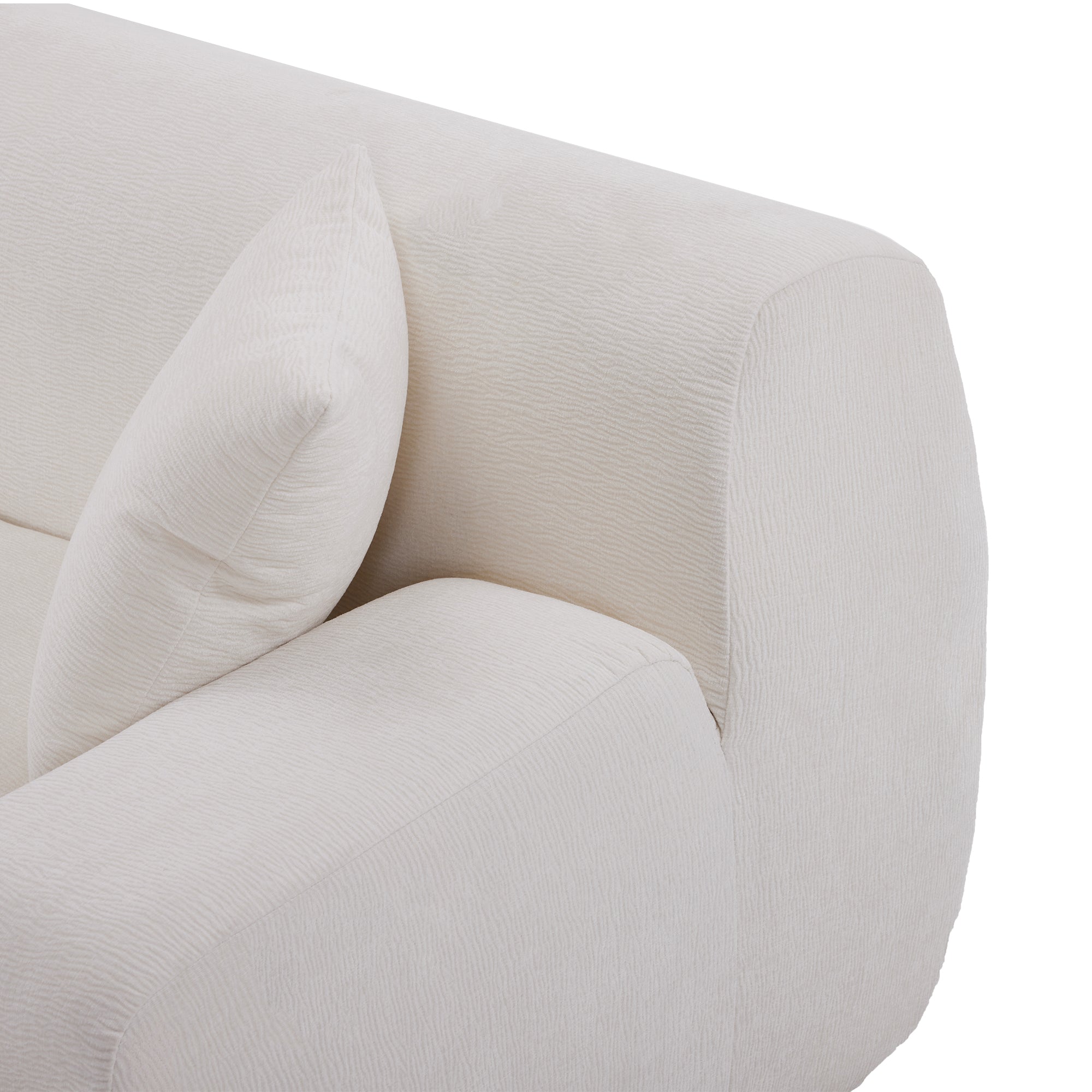 Modular Couch, L-Shaped Sofa with Chaise, Beige