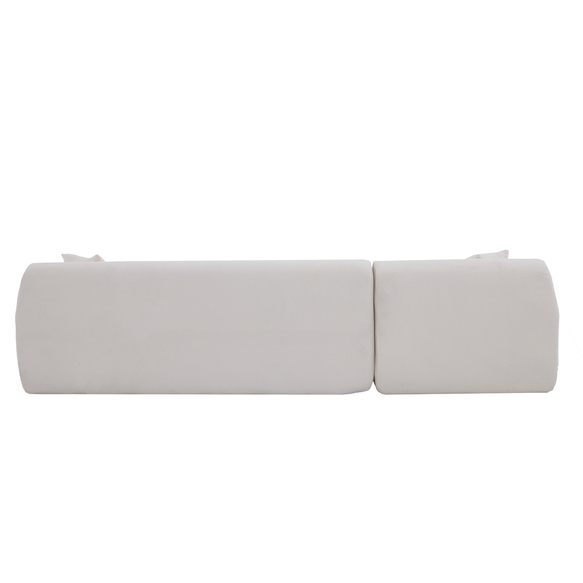 Modular Couch, L-Shaped Sofa with Chaise, Beige