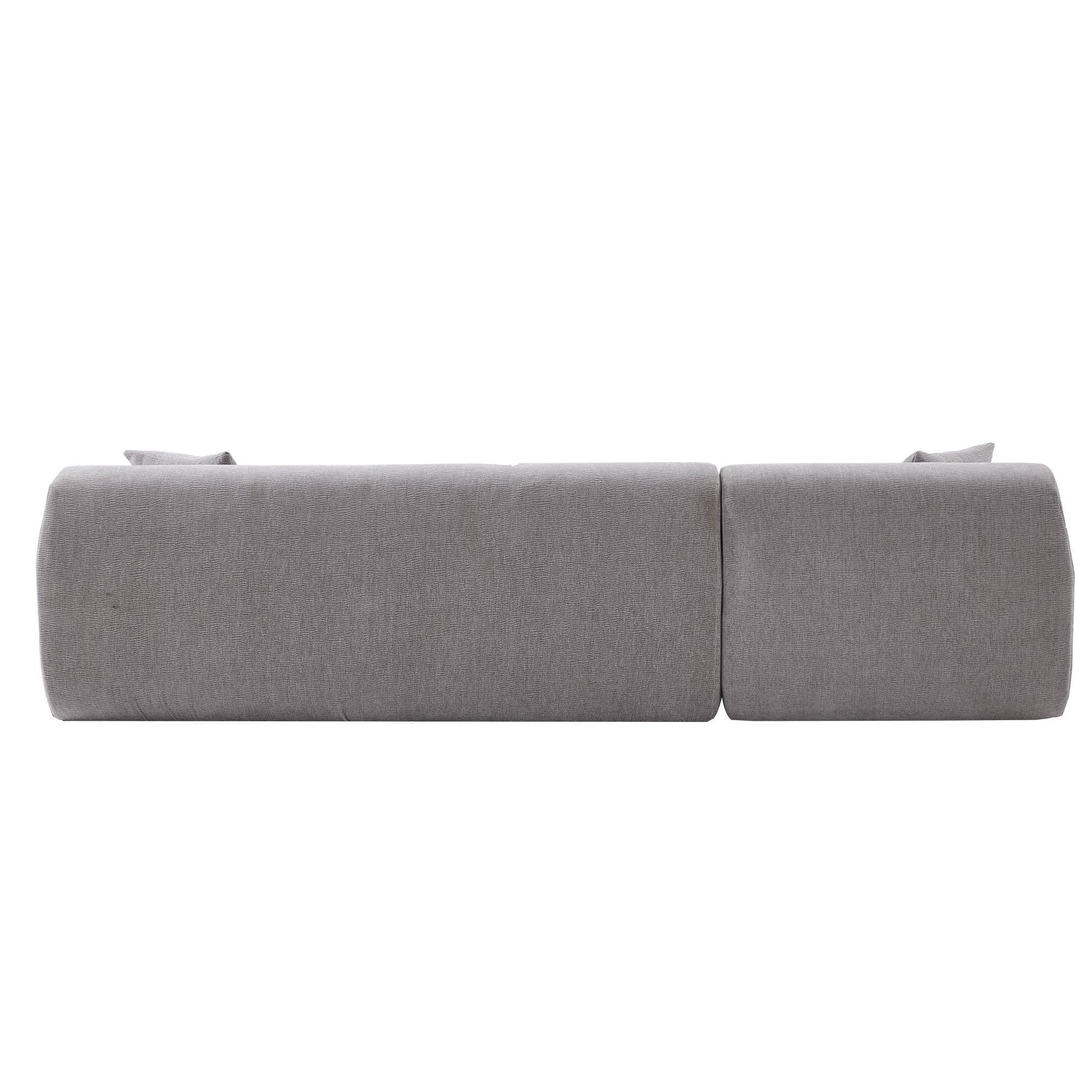 Modular Couch, L-Shaped Sofa with Chaise, Grey