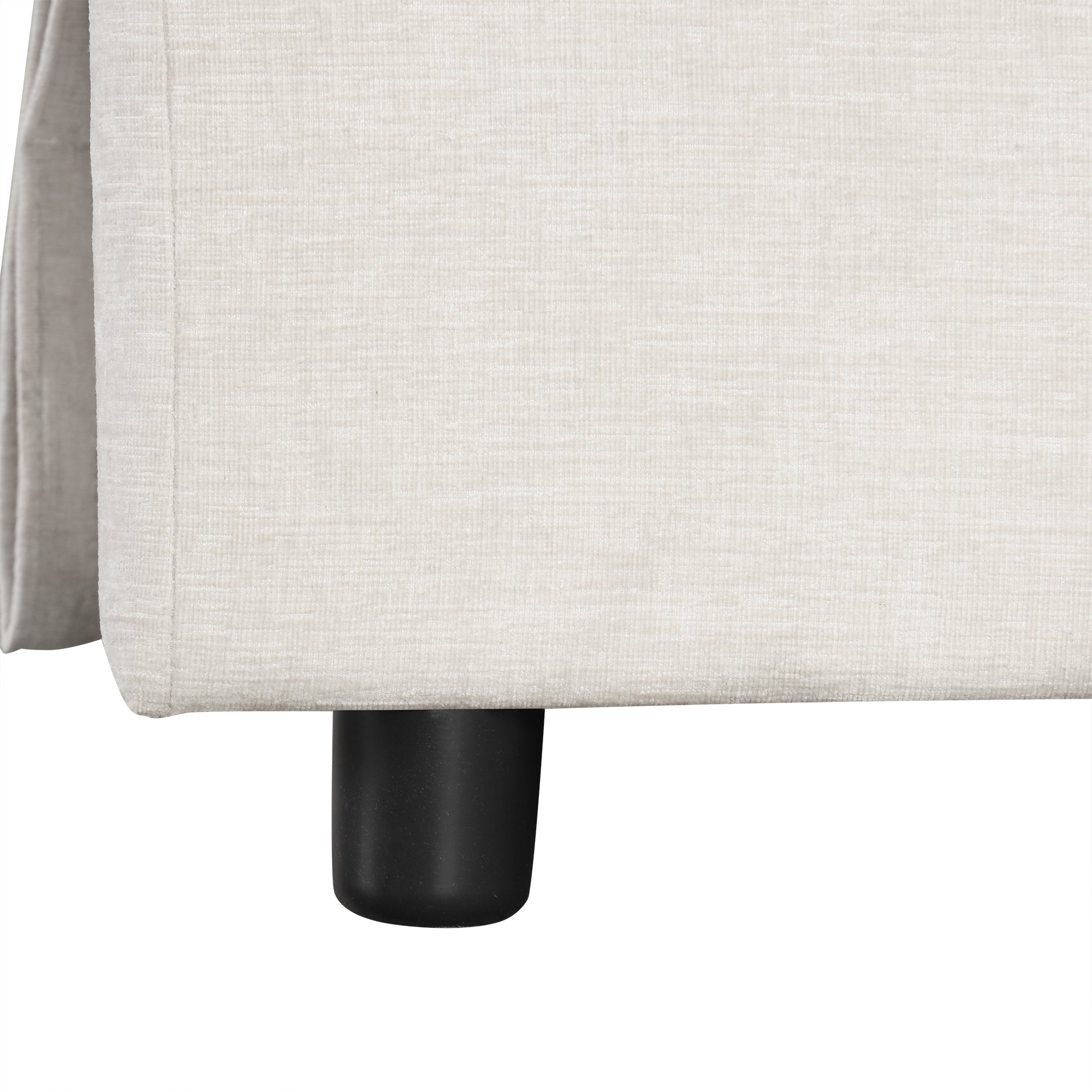 Sleeper Sectional, Sofa L Shape, Couch with Ottoman and Storage, Beige