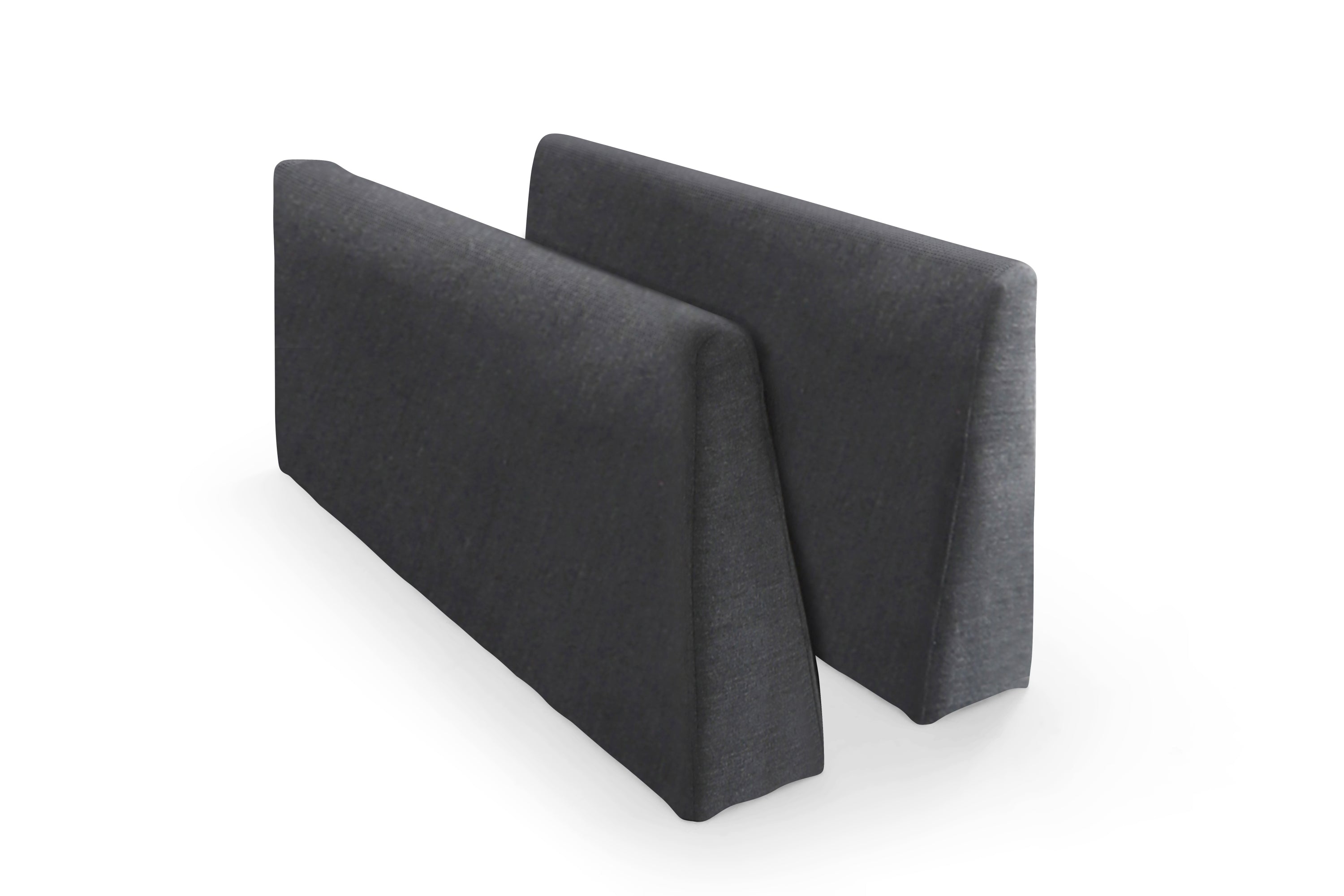 Plush Modular Sectional Sofa, L-Shaped Couch with Ottoman, Gray
