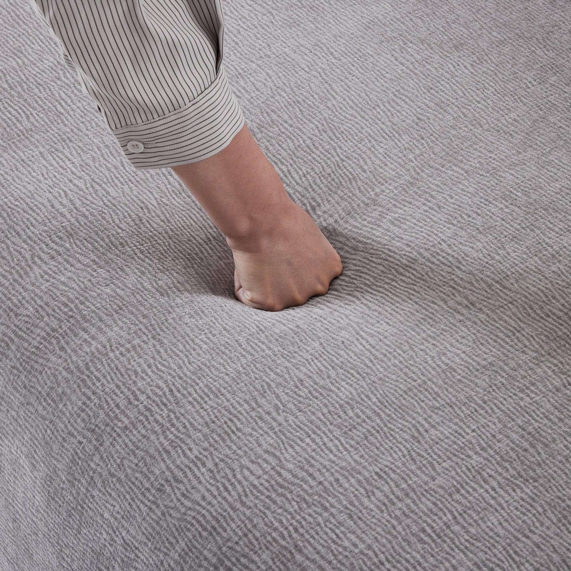 Modular Couch, L-Shaped Sofa with Chaise, Grey