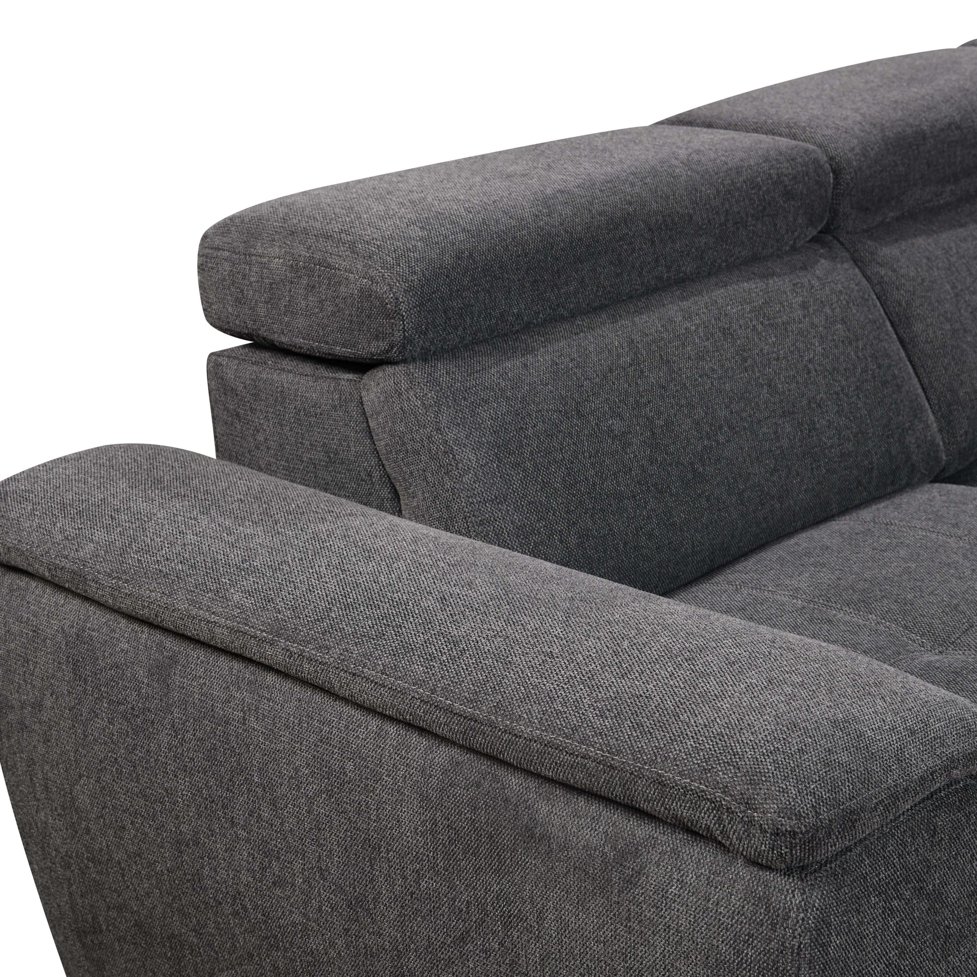 U Shaped 7-seat Sectional with Sofa Bed and Storage Chaise for Living Room - Beige, Gray
