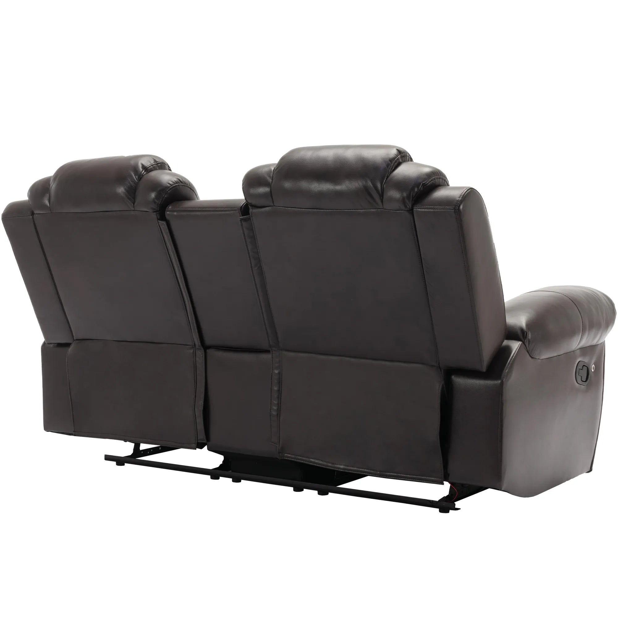 Louie Luxury Recliner Sofa Set, Home Theater Seating with LED Lights