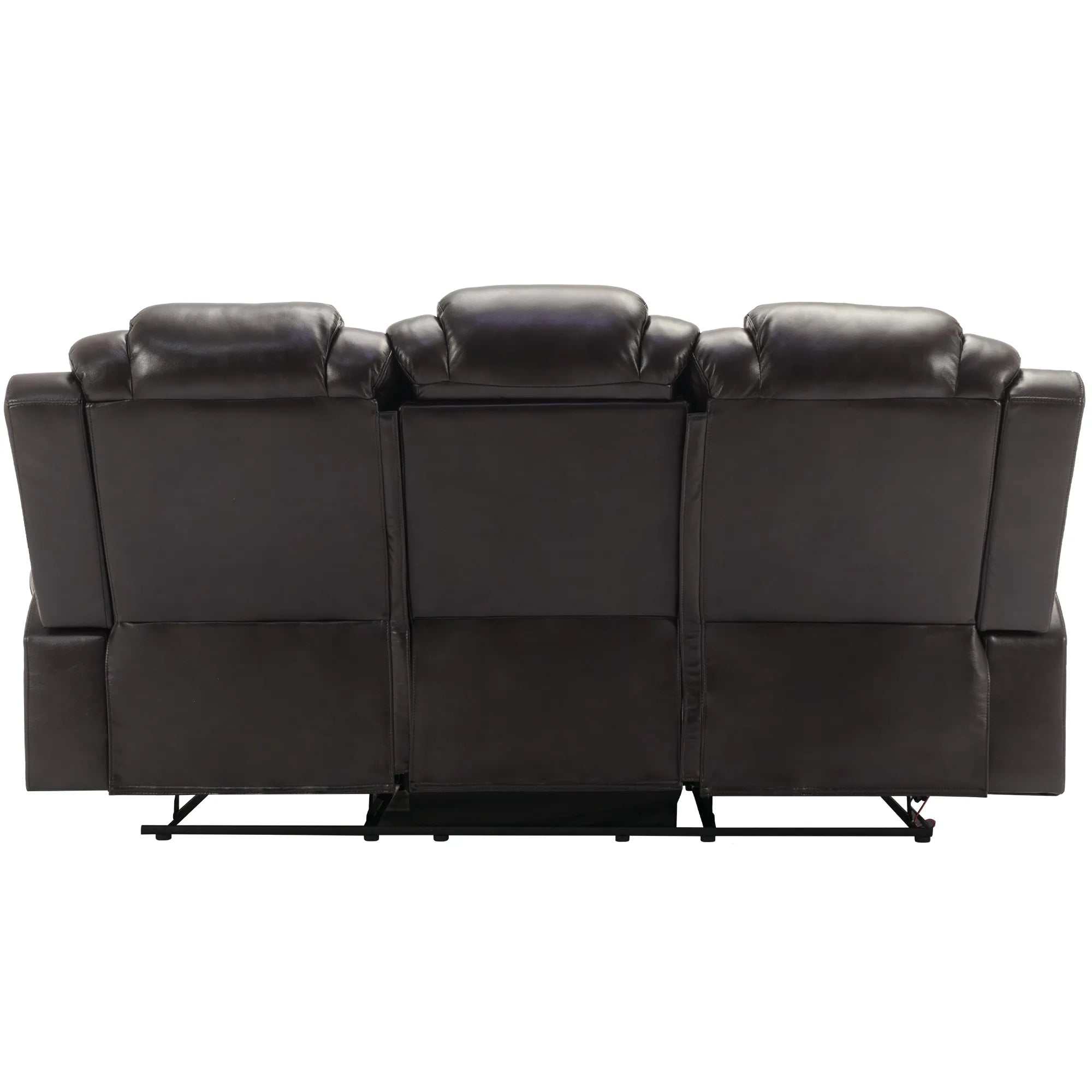 Louie Luxury Recliner Sofa Set, Home Theater Seating with LED Lights