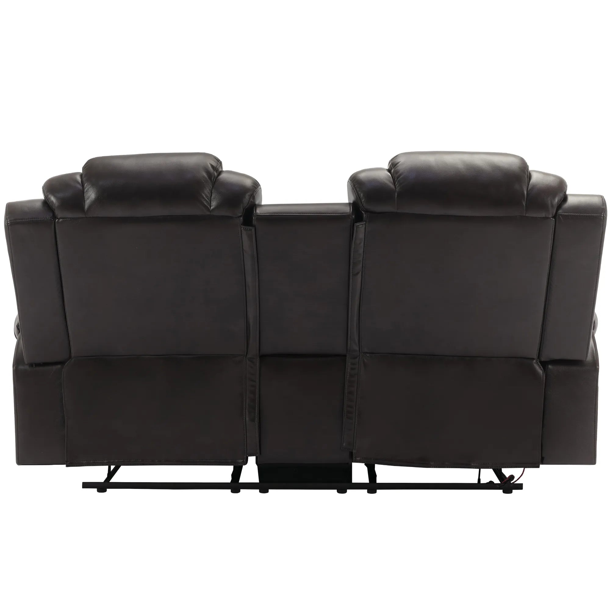 Louie Luxury Recliner Sofa Set, Home Theater Seating with LED Lights