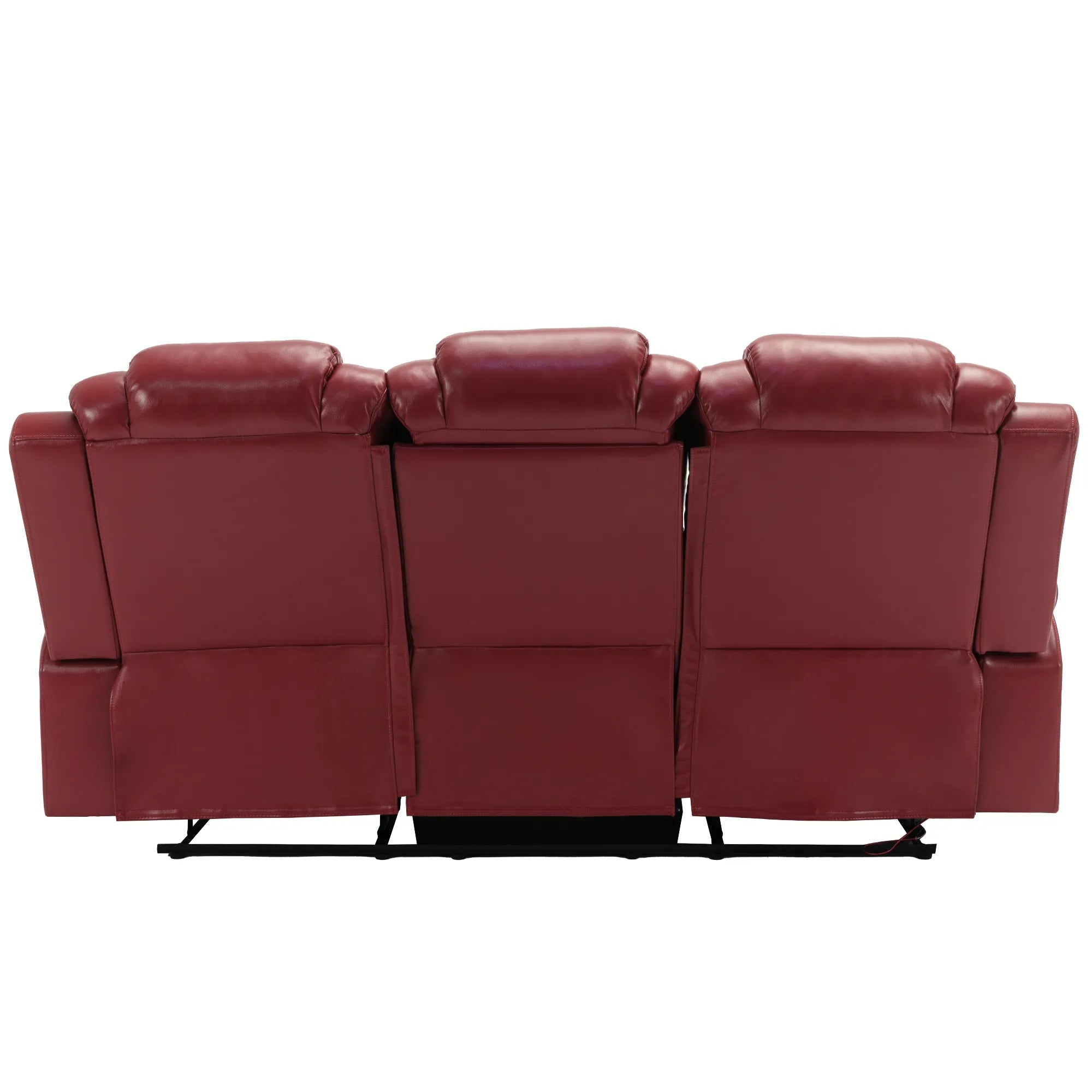 Louie Luxury Recliner Sofa Set, Home Theater Seating with LED Lights