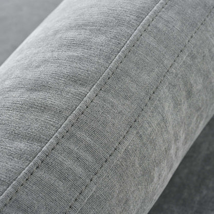 Cloud Couch Sectional, Large Modular Sofa with Ottoman, Gray