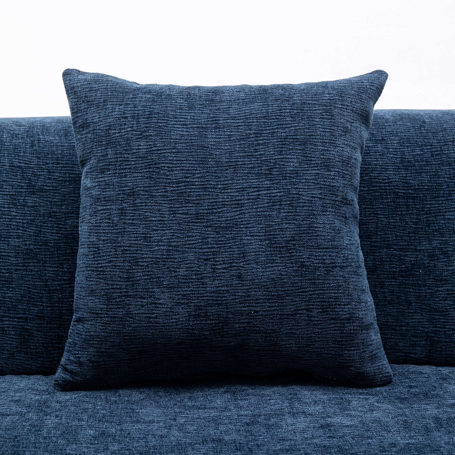 Curved Sofa, Modern Large Sectional Couch - Blue