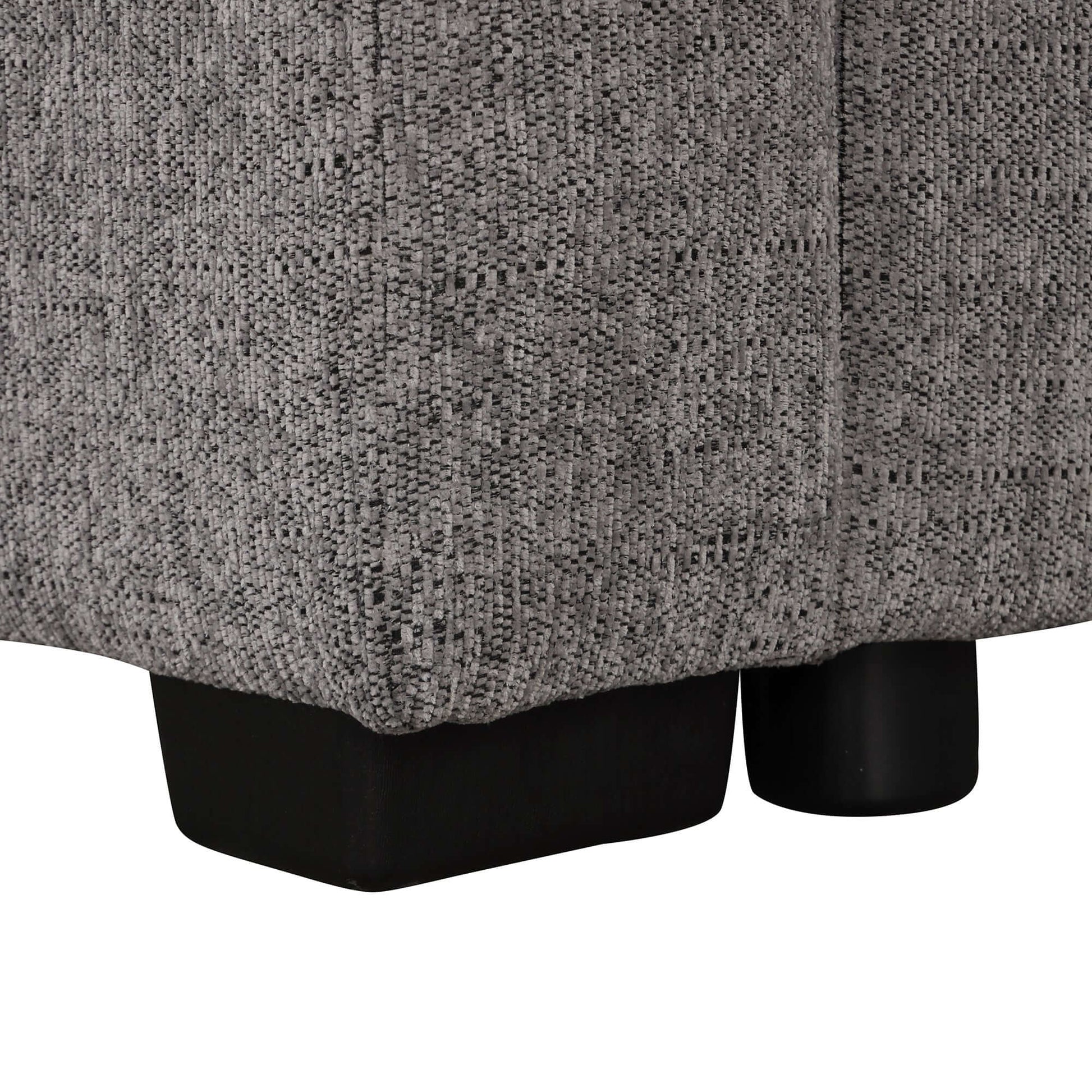 Louie Sectional Sleeper Sofa, Couch with Chaise and Storage - Gray