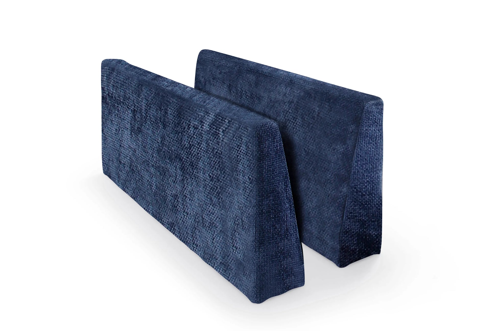 Large Cloud Sectional Sofa, Linen U Shaped Couch with Ottomans, Blue