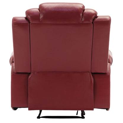 Louie Luxury Recliner Sofa Set, Home Theater Seating with LED Lights