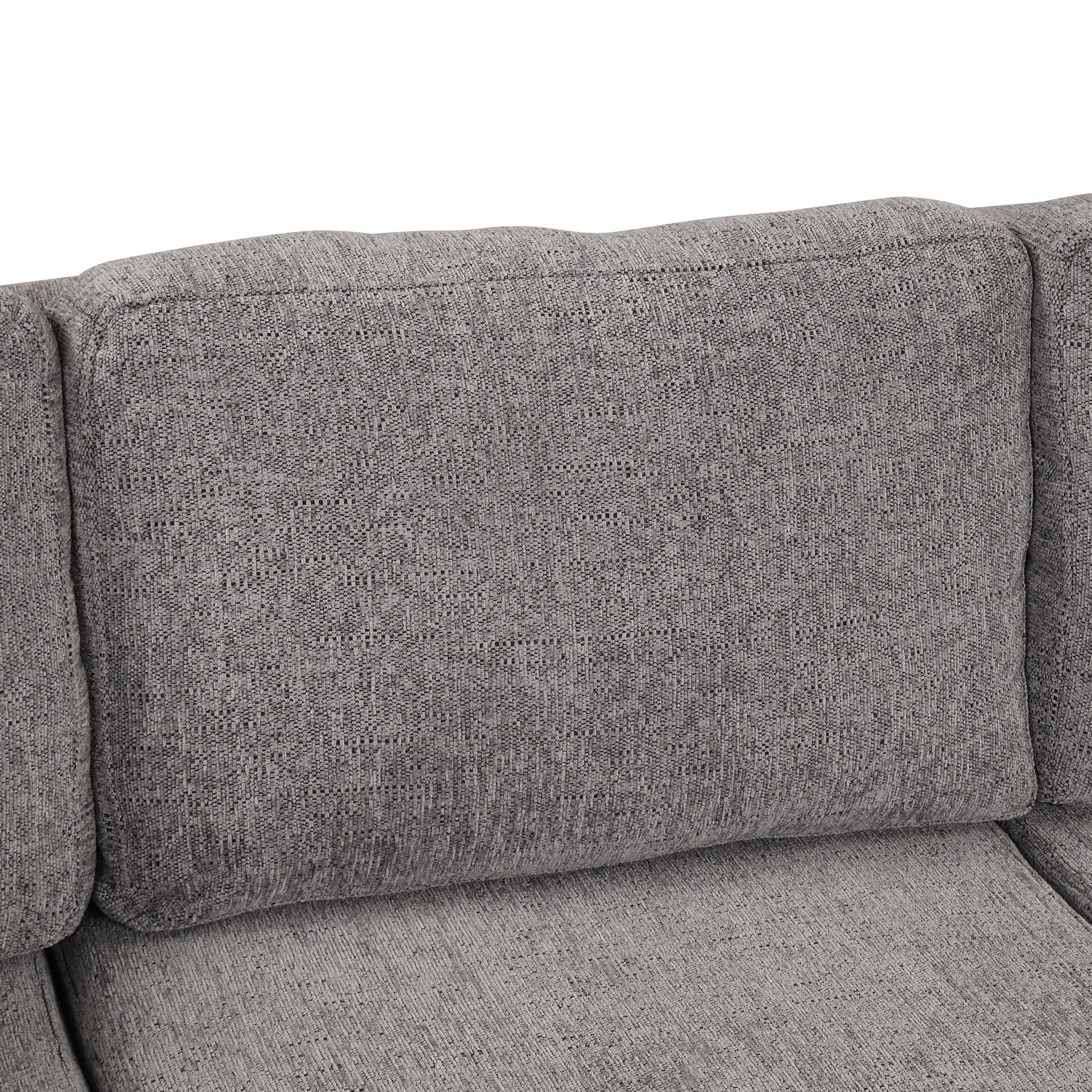 Louie Sectional Sleeper Sofa, Couch with Chaise and Storage - Gray