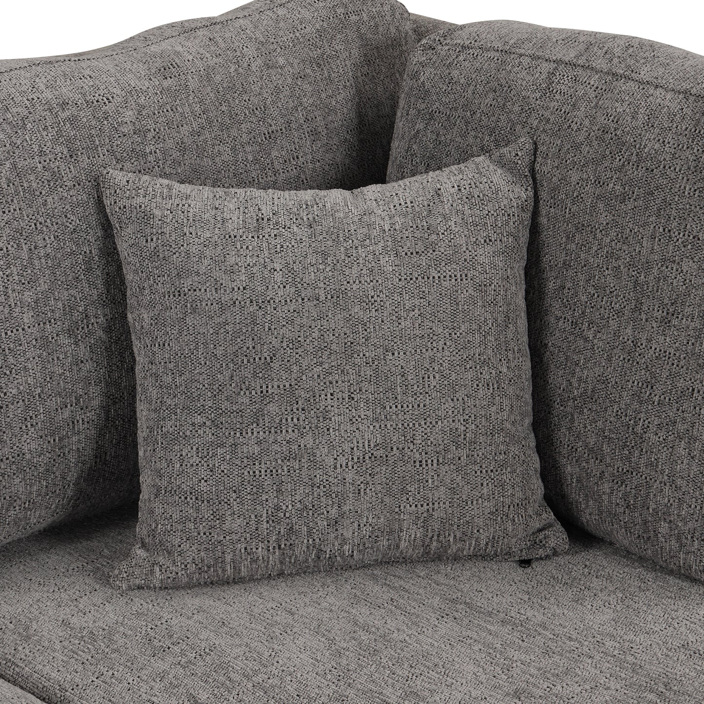 Louie Sectional Sleeper Sofa, Couch with Chaise and Storage - Gray