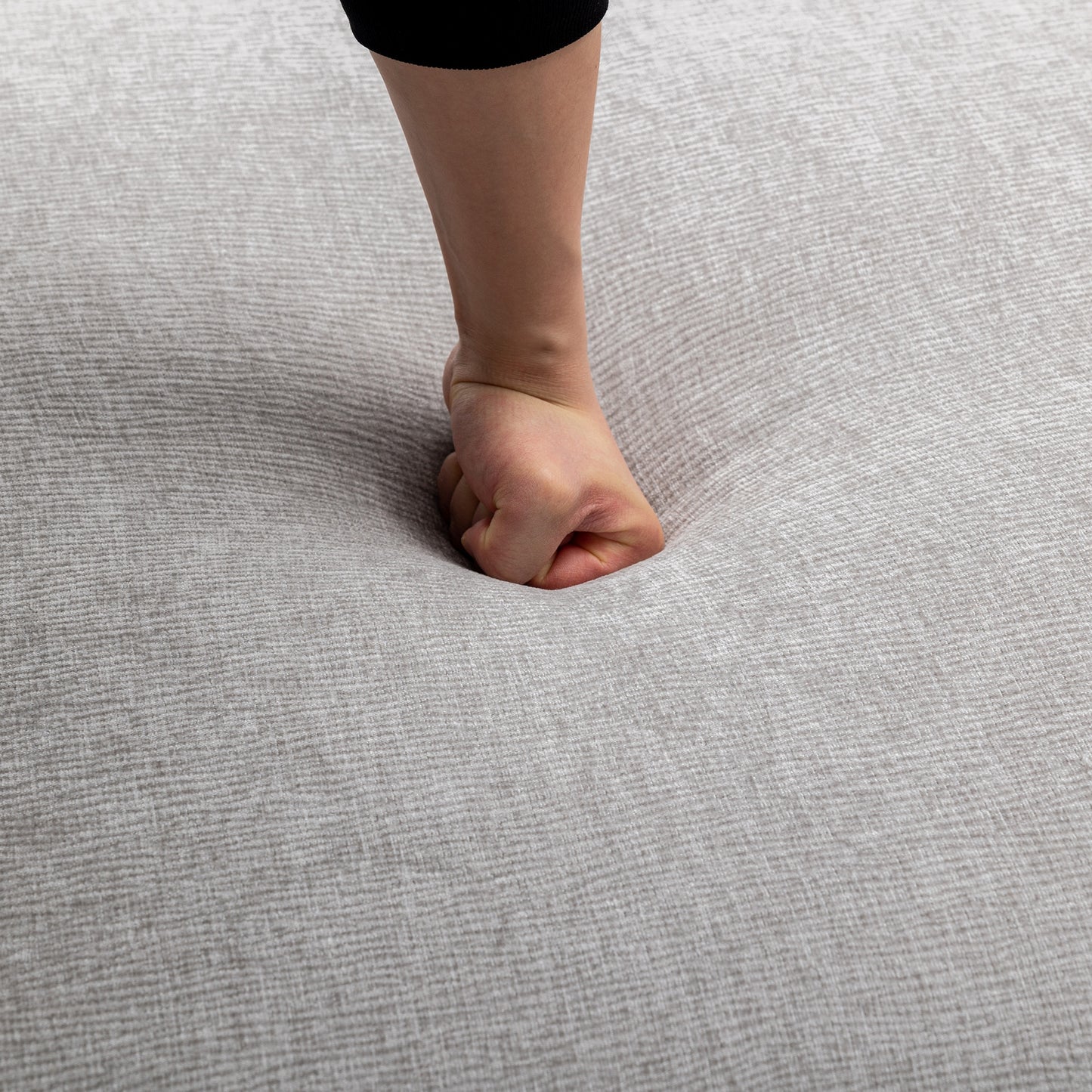 Curved Sofa, Modern Large Sectional Couch - Gray