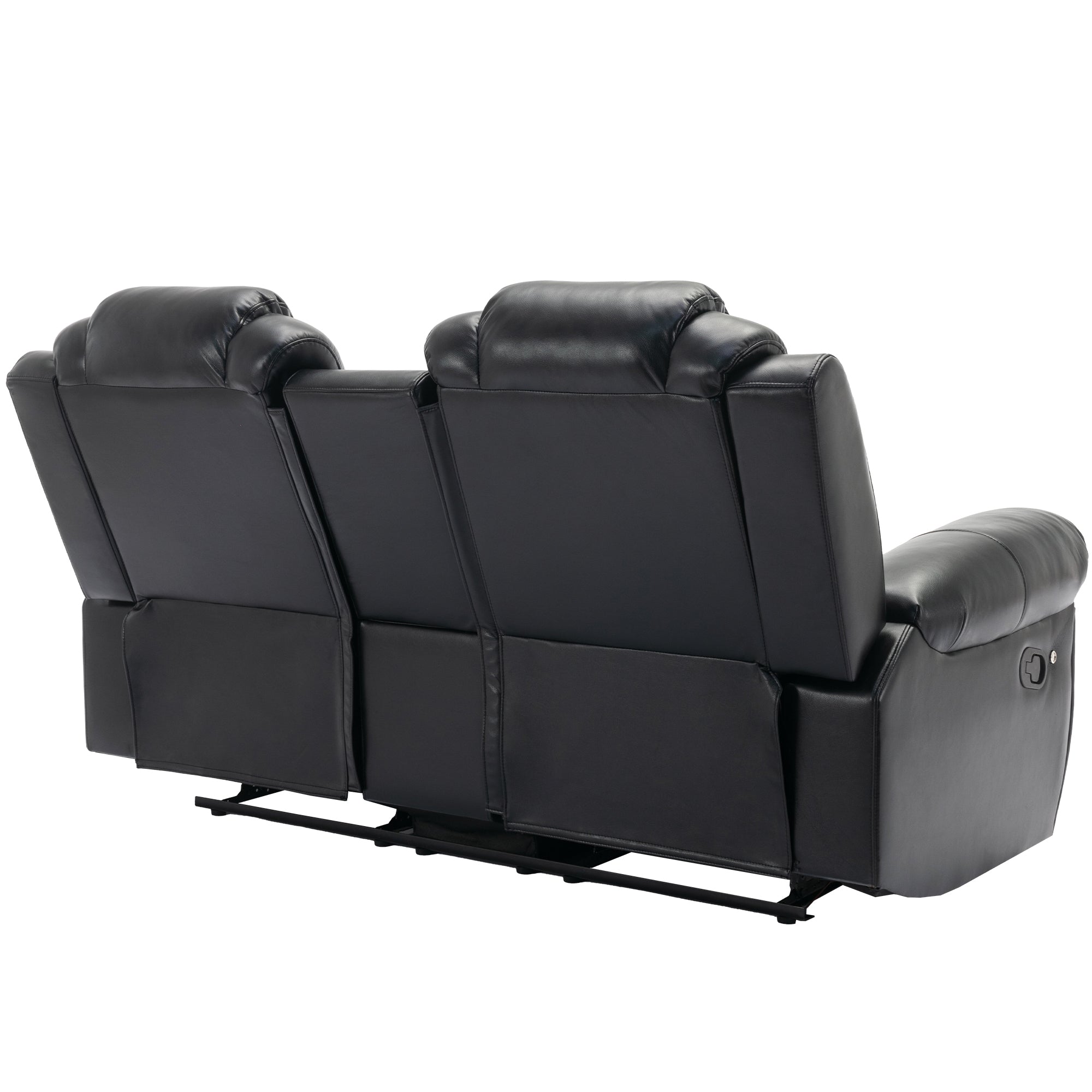 Louie Luxury Recliner Sofa Set, Home Theater Seating with LED Lights