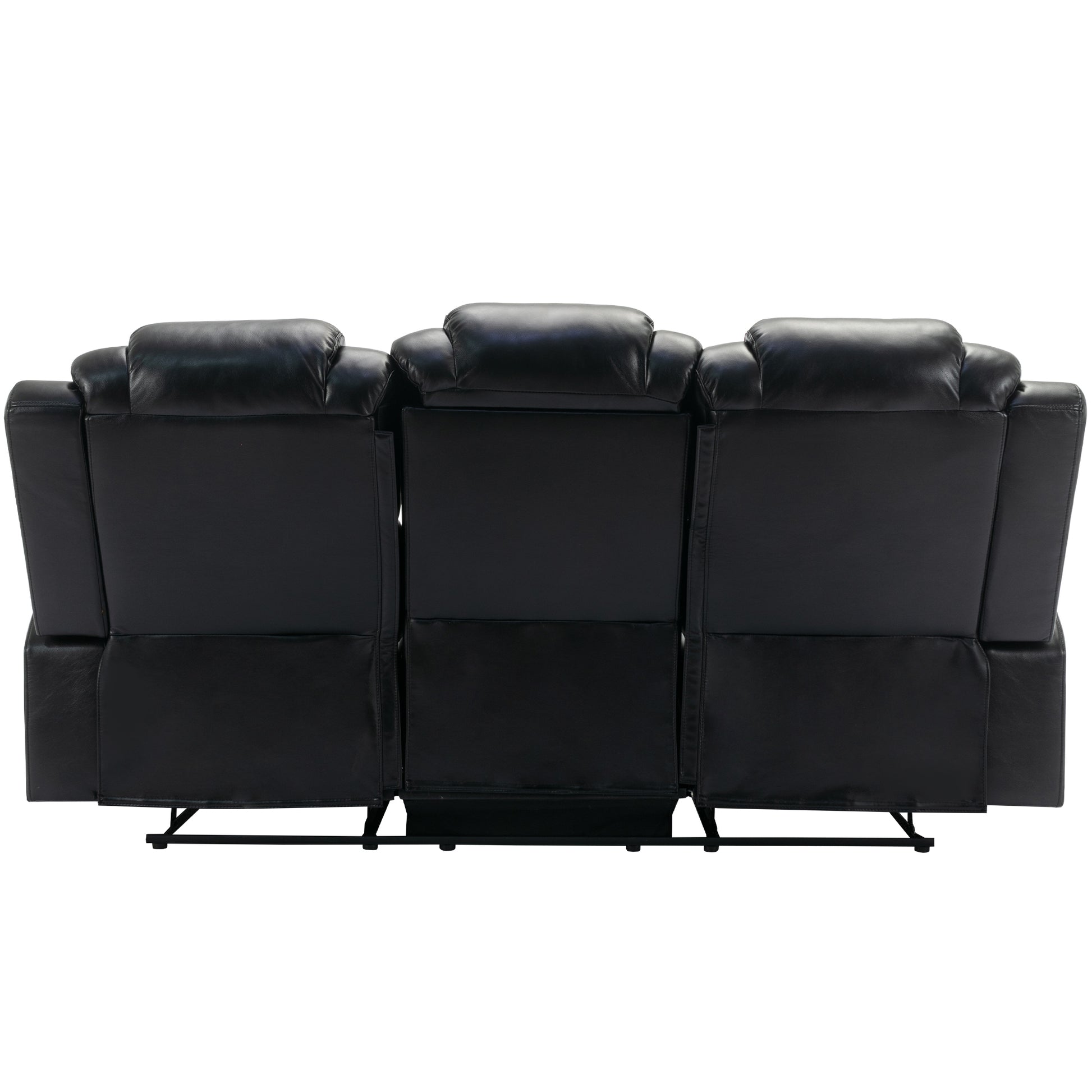 Louie Luxury Recliner Sofa Set, Home Theater Seating with LED Lights