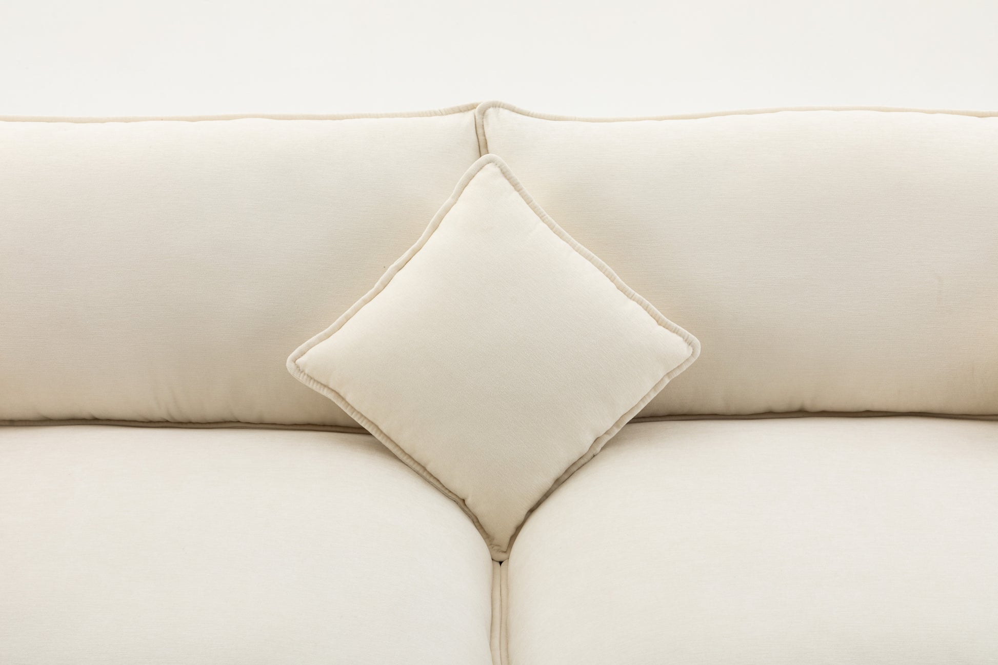Louie Sofa L Shape, Modular Couch with Ottoman - Beige