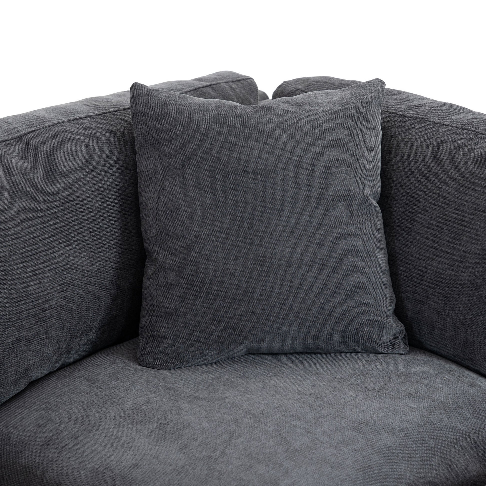Modular Sofa with Removable Storage Ottoman, 5 Seat Sectional sofa with 2 Hidden Cup Holders