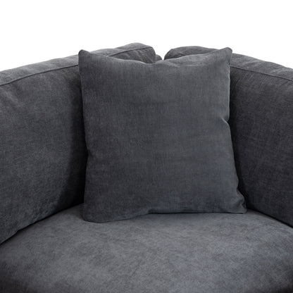 Modular Sofa with Removable Storage Ottoman, 5 Seat Sectional sofa with 2 Hidden Cup Holders