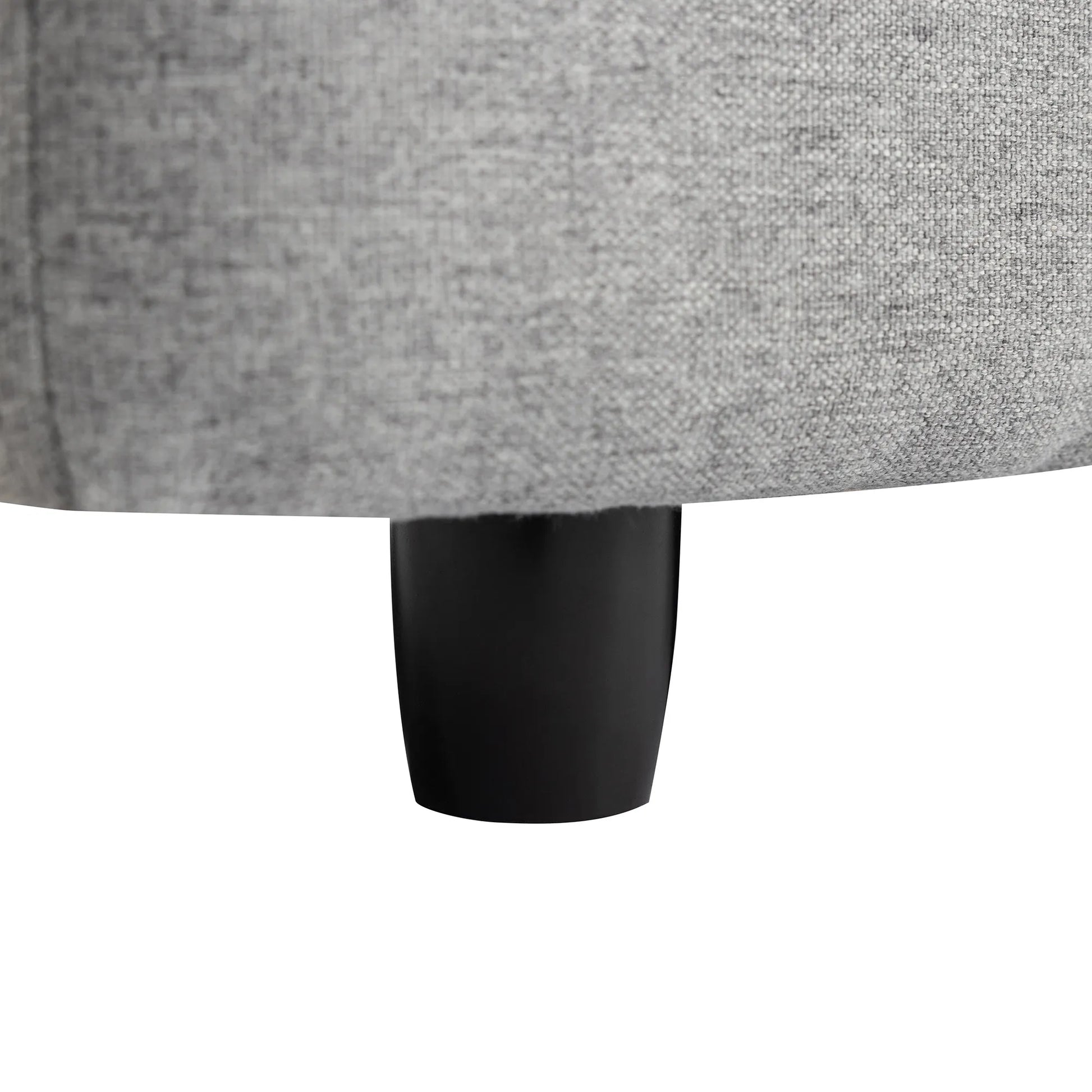 Louie Grey Sectional Couch, Sofa with Ottoman