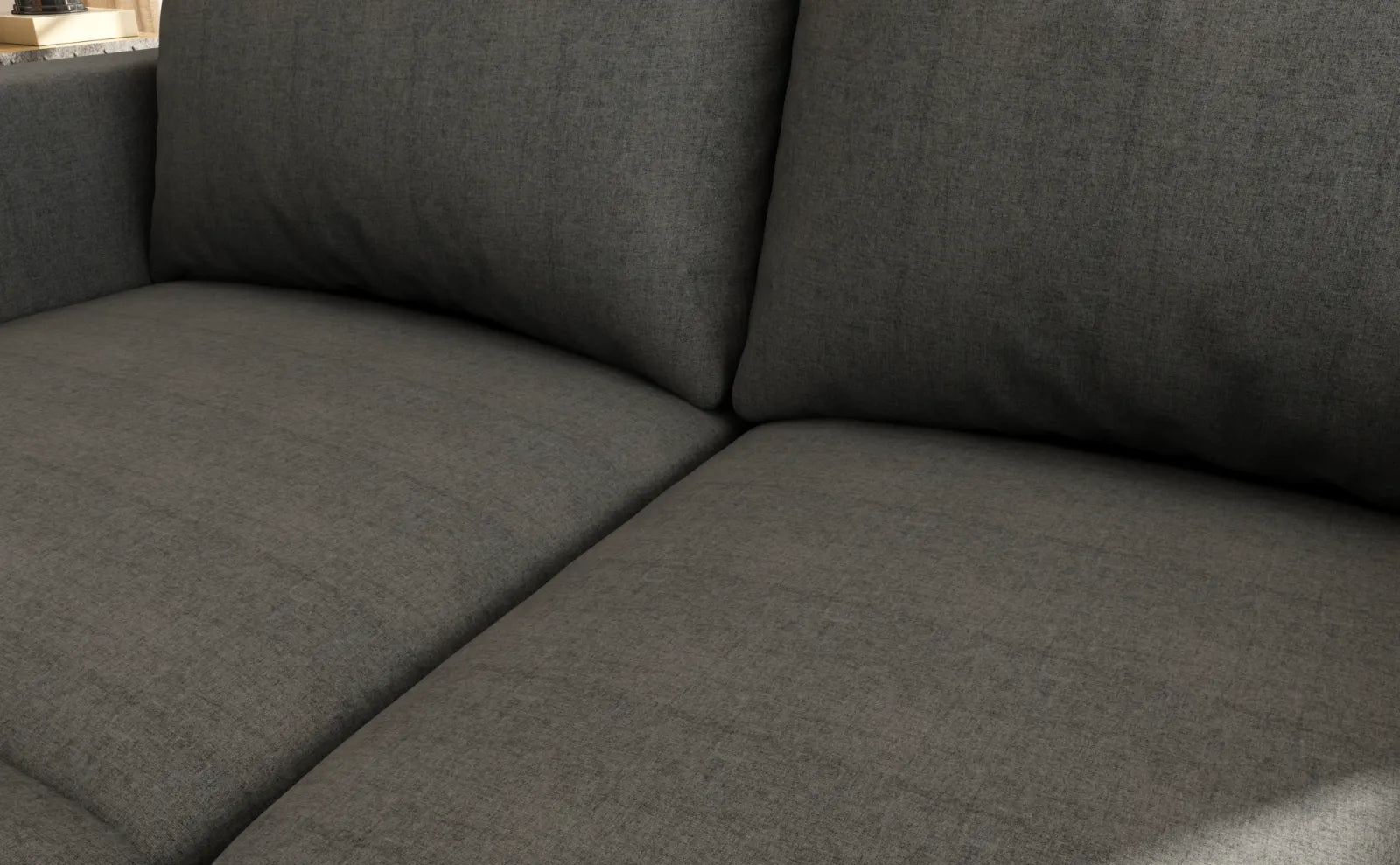 Large Sectional Couch with Storage, Sofa with Chaise- Gray