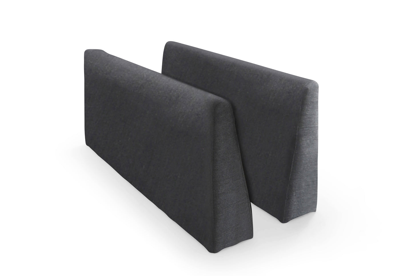 Plush Modular Sectional Sofa, L-Shaped Couch with Ottoman, Gray