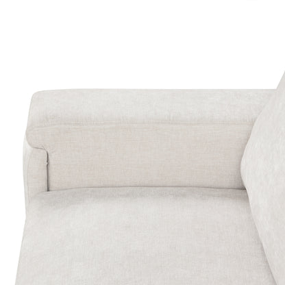 Sleeper Sectional, Sofa L Shape, Couch with Ottoman and Storage, Beige/Gray/Blue
